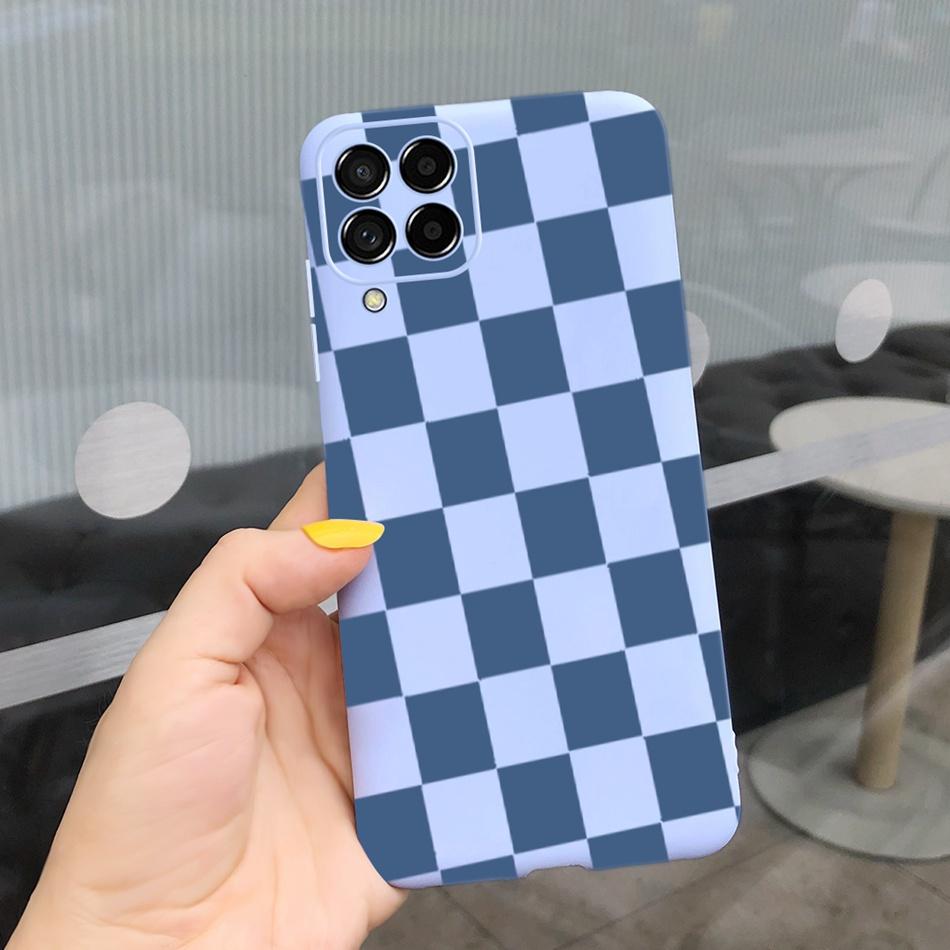For Samsung Galaxy M53 Phone Case Fashion Cute Pattern Macaroon Silicone Soft Cases For Samsung M53 M33 M22 4G 5G Back Cover
