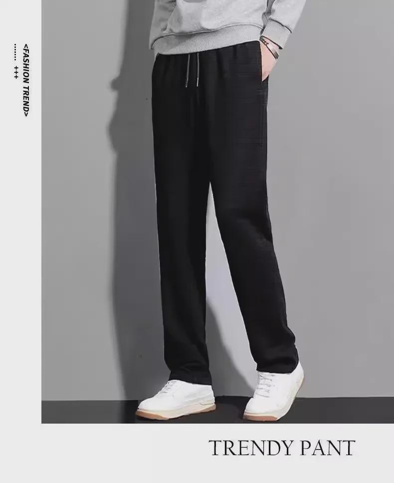 Men's Elastic Casual Pants with Loose Cuffs - 2024 Spring/Autumn Trend.