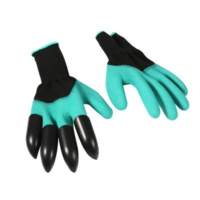 1 Paar Gartenhandschuhe für Männer/Frauen, Graben/Pflanzen/Jäten, Krallen-Gartenhandschuhe