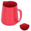 400ml Milk Frothing Pitcher 304 Stainless Steel Coffee Latte Art Cup Mug Supply Red