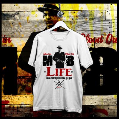 Gangster T-Shirt Mob Life John Gotti Al Capone Dillinger Luciano Teflon Don neu