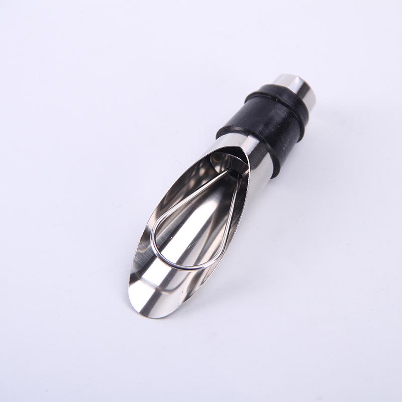 Stainless Steel Liquor Spirit Pourer Flow Wine Bottle Pour Spout Stopper Stainless Steel Cap Barware Creative Kitchen Tools