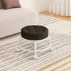 Household Furniture Pulley Low Stool Small Footstool Children Round Stool Chair Living Room Mini Sofa Stool Move With Wheels