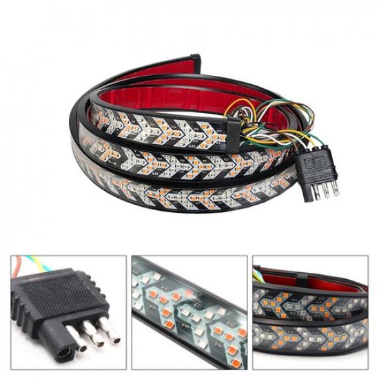 48" Truck Tailgate Strip LED Sequential Brake Signal Reverse Tail Light Bar EXV