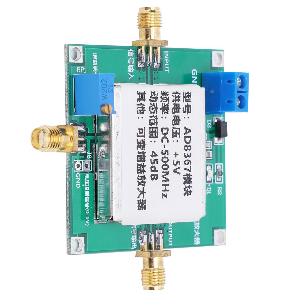 Variable Gain  Amplifie Module 1‑500MHz Radio Frequency Broadband  Module 45dB AD8367