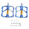 Light Weight Bicycles Platform Pedals 3 Seal Bearings Nonslip Bicycles Pedals for Mountain Cycling Road Bicycles