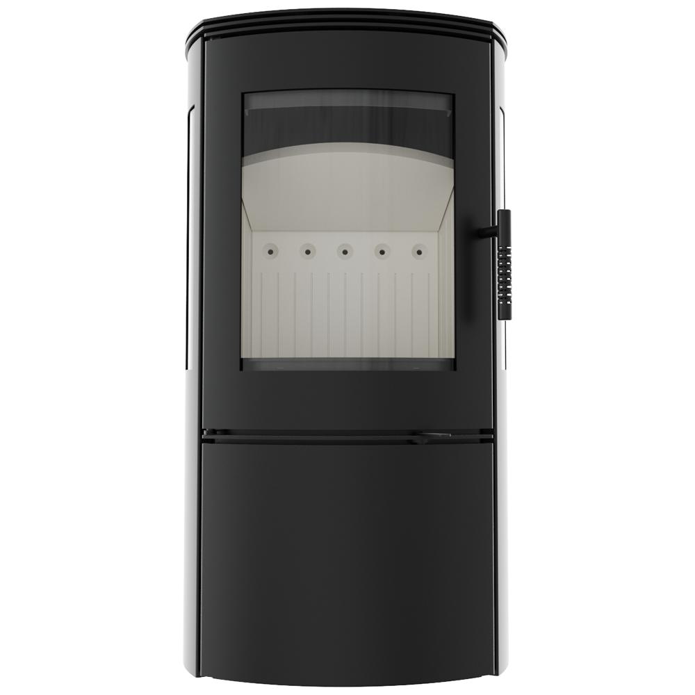 Freestanding Stove Fireplace KRATKI FALCON VIEW 10 kW Ø150 EKO Assembly Kit