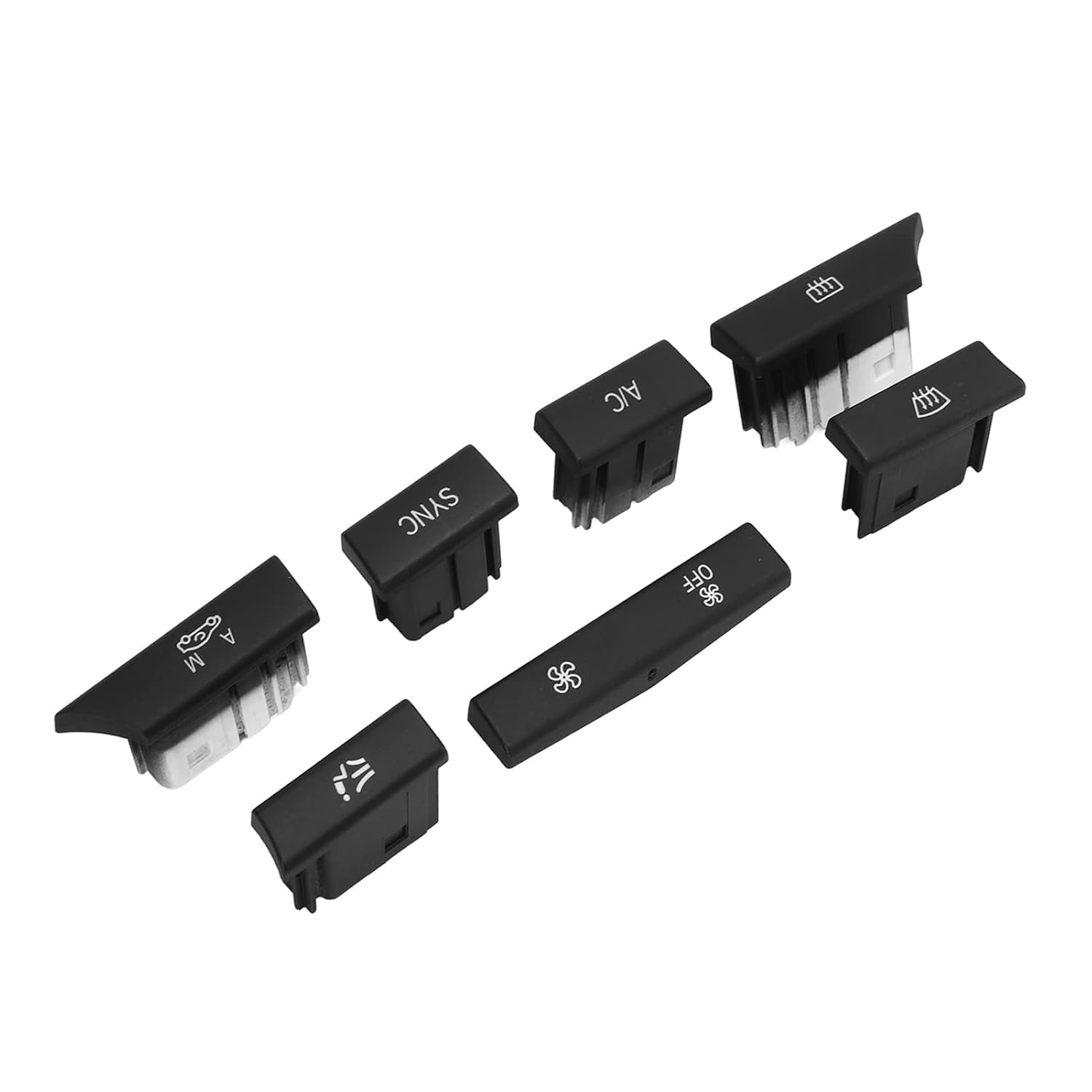 

7PCS/Set Dash AC Button Set Replacement for X3 X4 F25 F26 2013 2014 2015 2016 2017 2018 Designed for Exact Fit and Smooth Climate Control Operation