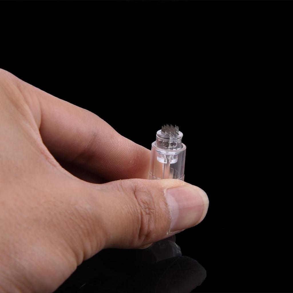 10 ks Mikrojehličkový váleček s 36 jehličkami Přenosný váleček na obličej Nástroje pro péči o pleť pro domácí kosmetický salon