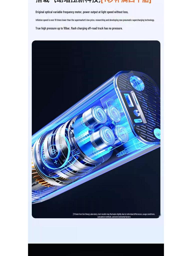 Tragbare Hochdruck-Akku-Elektro-Autoreifen-Luftpumpe