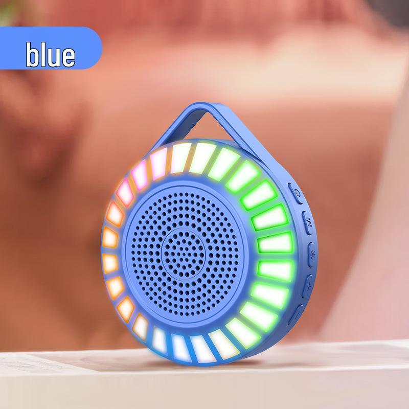 L34 RGB Sound-Activated Bluetooth Speaker with Card Slot - Enhanced Stereo, Noise Reduction, Cool Bass, Long Battery Life