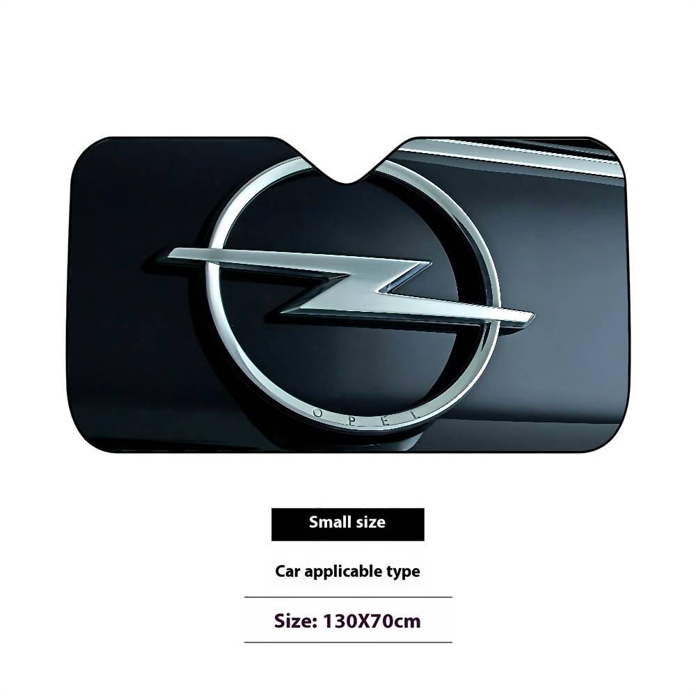 

Логотип OPEL Автомобільні шторки від сонця 130x70см Автомобільний сонцезахисний козирок на лобове скло Захист від УФ Аксесуари Автомобільний козирок Для автомобілів 130x70cm