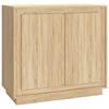 VidaXL Buffet Sonoma Oak 80x34x75 Cm Engineered Wood 819887