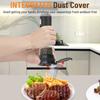 USB C Rechargeable Electric Salt Pepper Grinders With 100ml Large Capacity Clear Window And Dustproof Base For Kitchens