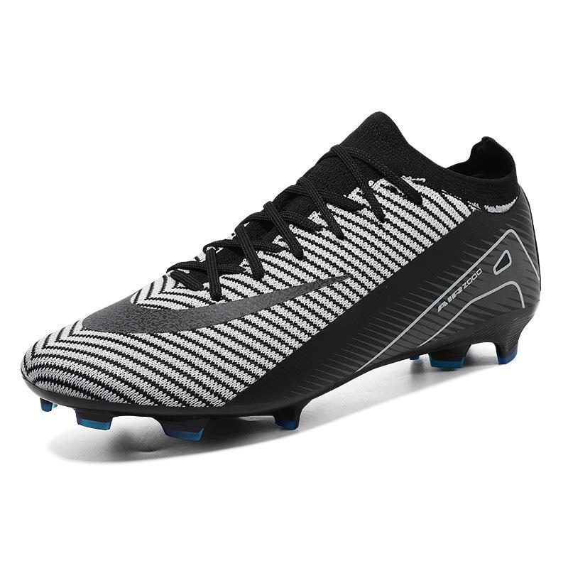 Seamless fly-woven football shoes men's low-top youth long nails broken nails training sports shoes 2025 retail