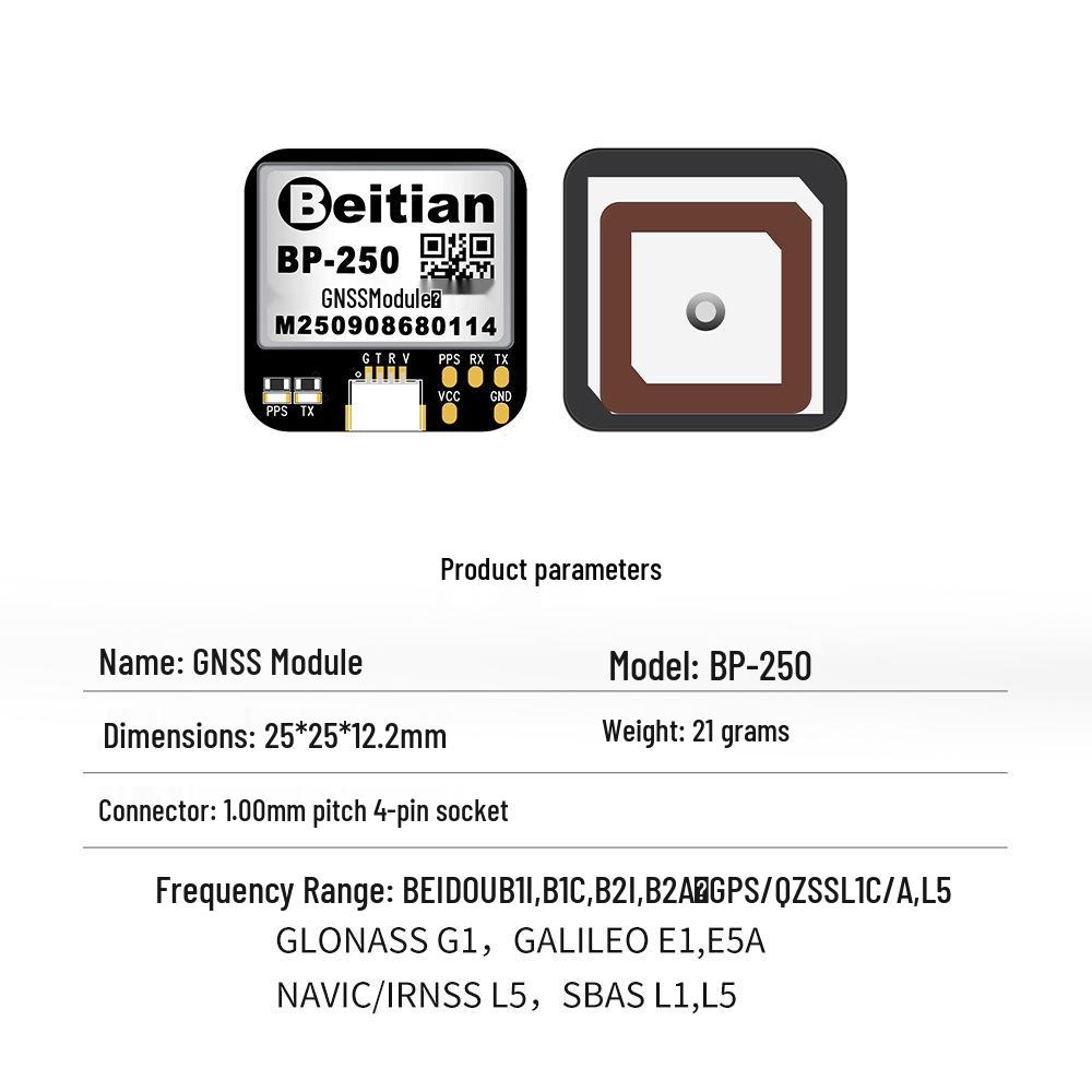 North Sky BP-280: High-Precision Four-Mode Dual-Frequency GNSS Module with BeiDou GPS RTK Multi-Channel Positioning