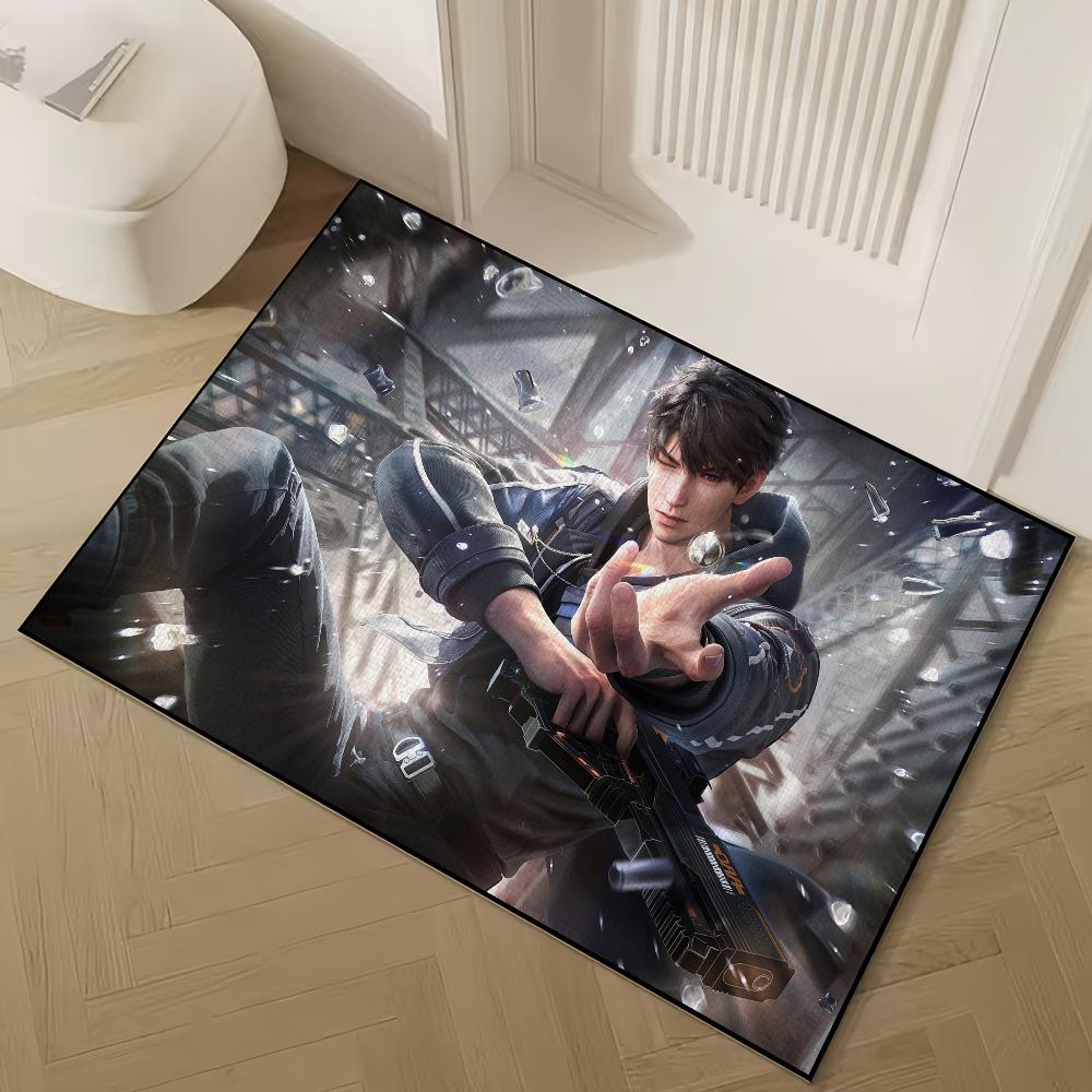 

Любовь и Глубокий космос Калеб Коврик для двери Приветственный Нескользящий Напольный Спальня Кухня Ванная Балкон Прихожая Ковер Домашнее украшение Ковер 50x80cm