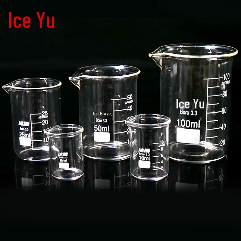 Bingyu Glass Graduated Beaker Measuring Cup