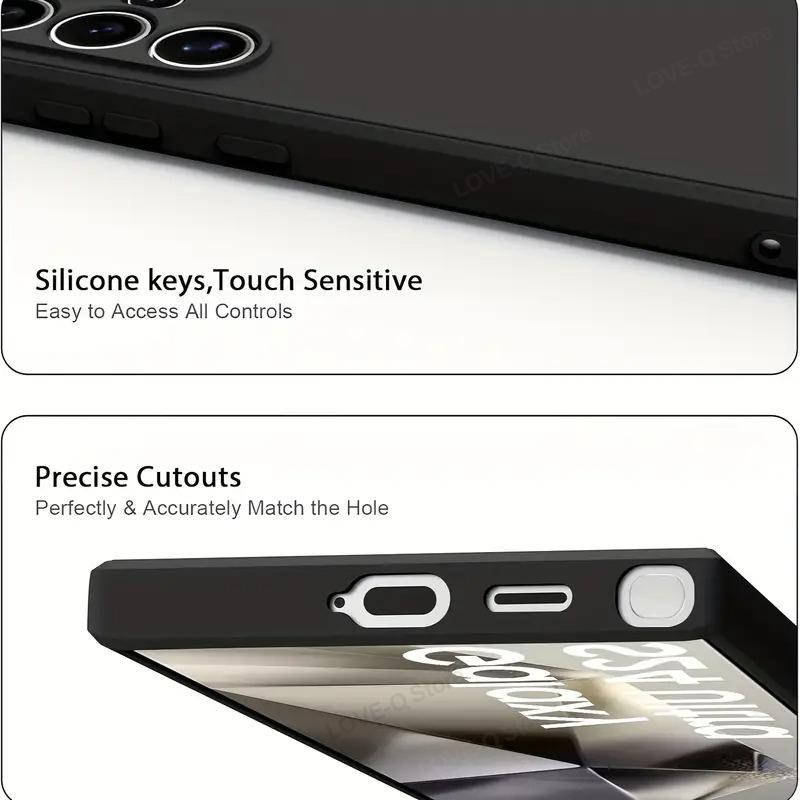 For S25 Ultra Plus Case Silicone Phone Case For Samsung Galaxy S25 S 25 Ultra Plus S25Ultra Cases Camera Protective Cover