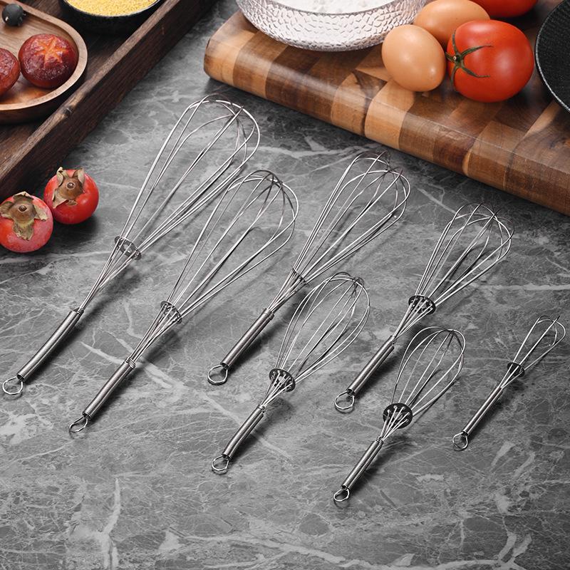 Stainless Steel Mini Spring Whisk for Baking & Beating Eggs