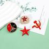 Russian Funny Cat Pins Russian Blue Cat Red Star Brooch Red Star Russian Pin  Cat Lover Friends