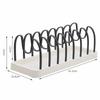 Detachable Pot Lid Holder Plastic Dish Drying Rack New Dish Drain Rack  Household