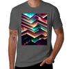 Neon Neon Pattern Tshirt Dry Fit Athletic Short Sleeve Shirt
