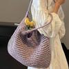 Hollow Out Weave Tote Bag Breathable Summer Beach Bag Girls Gift Straw Shoulder Bag Women