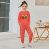 Children's  Boys And Girls Thin Two-piece  Long-sleeved Pants Two-piece