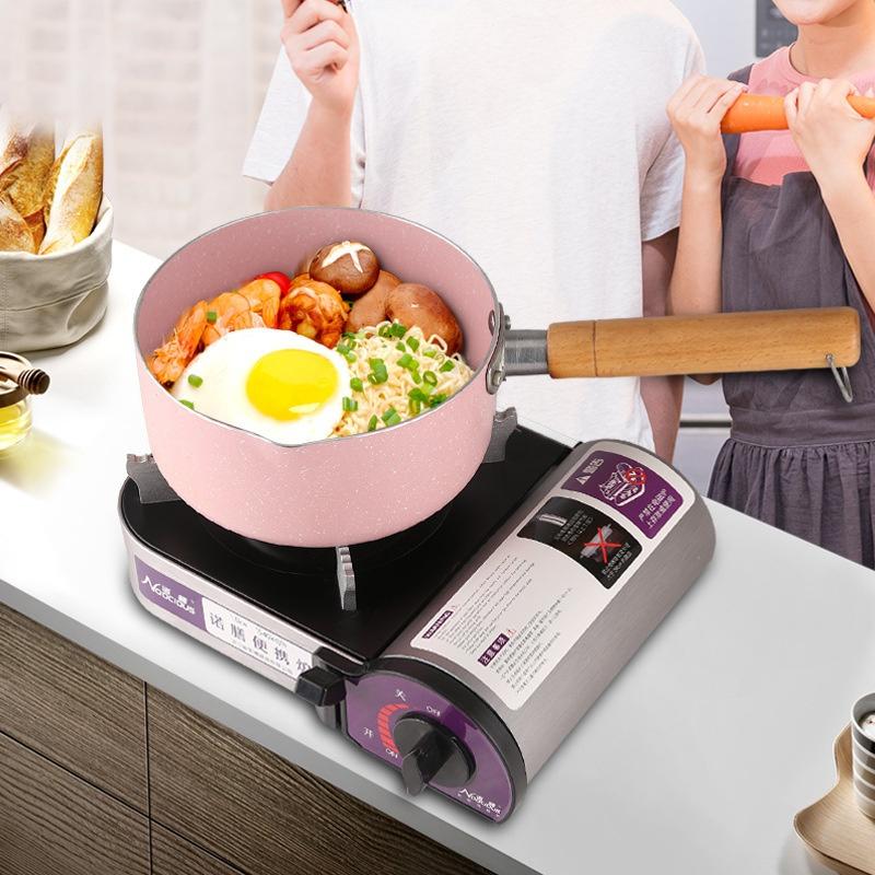 Outdoor Mini Gaskocher Camping Wandern Picknick Tragbarer Kocher Angeln Jagen Kassettenwärmer Barbecue BBQ Kochen Küchenwerkzeug