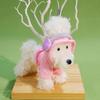 West Highland Terrier Keychain Plush Toy With Soft Polyester Filling For Gift And Collection