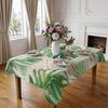 Summer Tropical Monstera Leaves Rectangle Tablecloth for Table Decor Reusable Kitchen Dining Tablecloth Wedding Party Decor