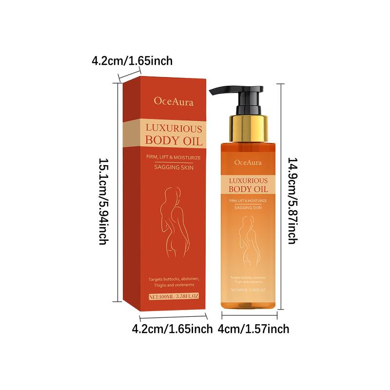 Hydrating Massage Oil Lightweight Nourishing Body Care for Skin Tightening and Moisturizing Daily Use