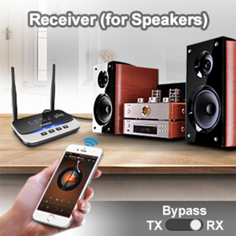 Buy ELEGIANT Bluetooth Adapter 5.0 Spdif / AUX Wireless Audio Receiver Transmitter 2 Antenna