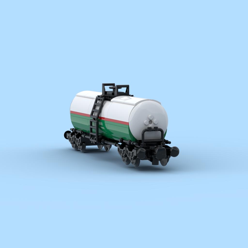 NUOVO MOC Città Industriale Octan Carro Cisterna Treno Modello Idee Creative Pista Blocchi da Costruzione Mattoni Fai da Te Giocattolo per Bambini Regalo di Compleanno