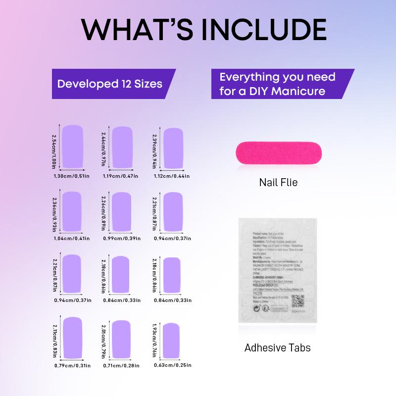 2024 Hot-Selling French Edge Luxury Sparkling Diamond Wearable Nails