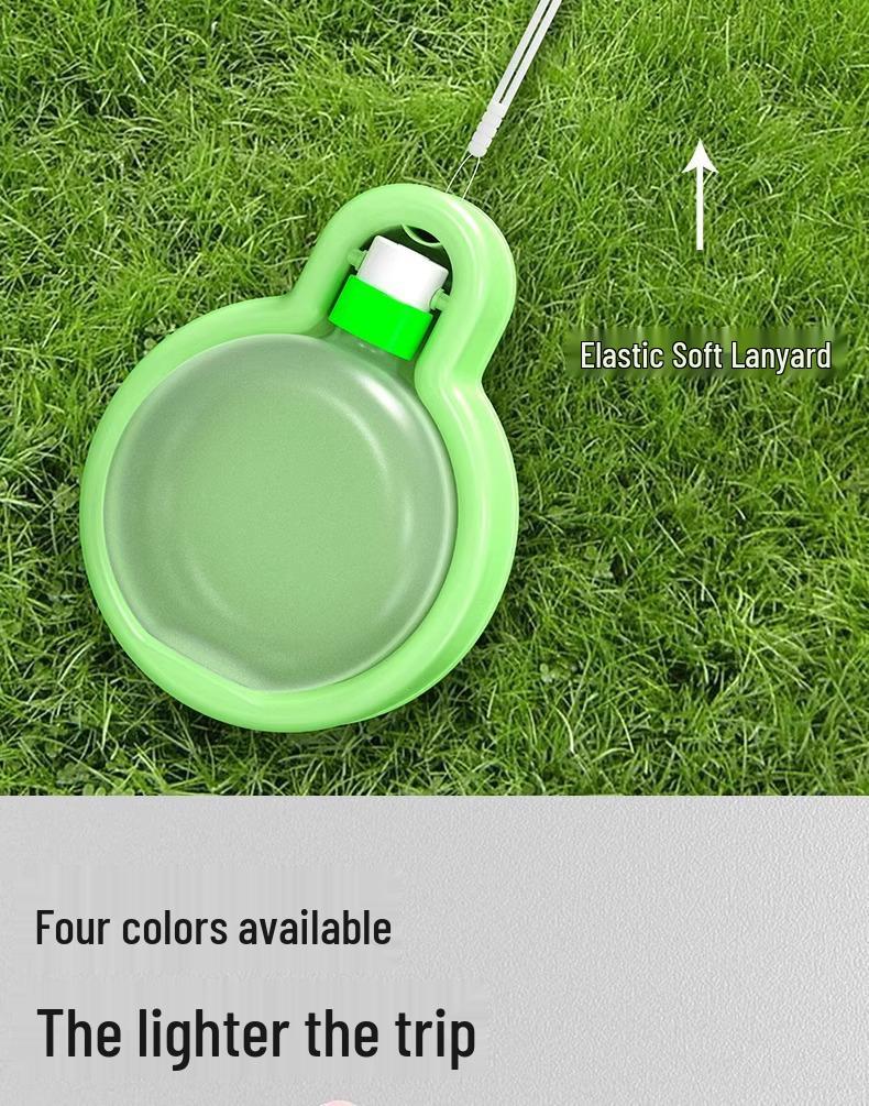 Skládací přenosný dávkovač vody pro psy na cestování venku