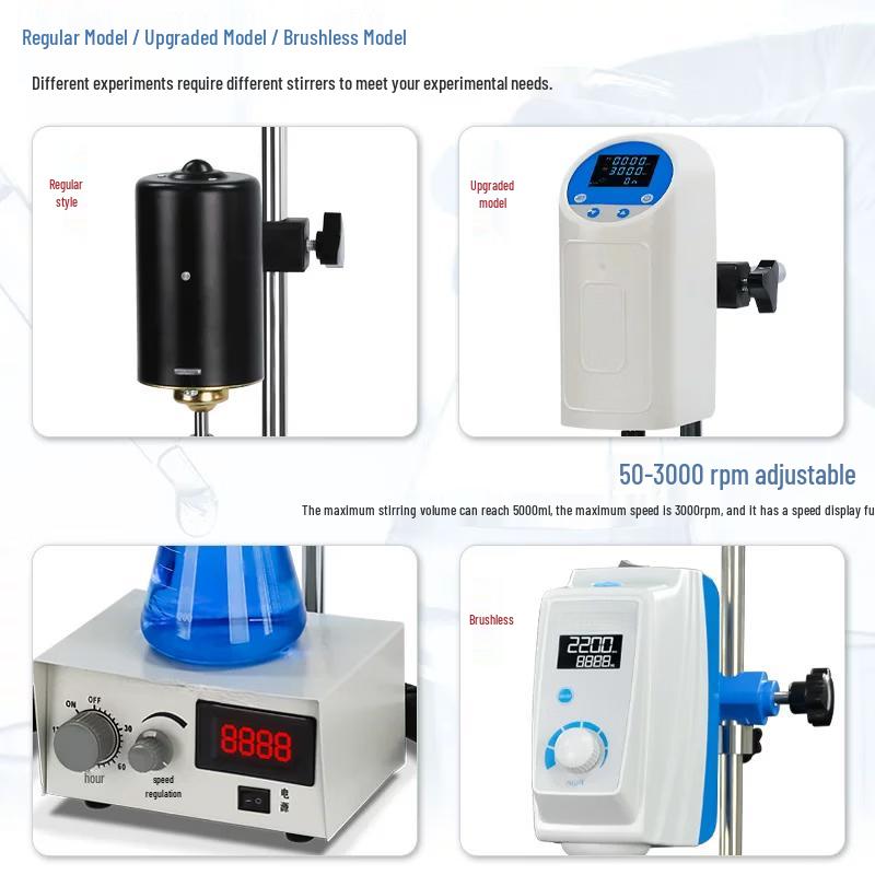 Jinggong Laboratory Precision Mechanical Electric Stirrer CN plug (adapter included)