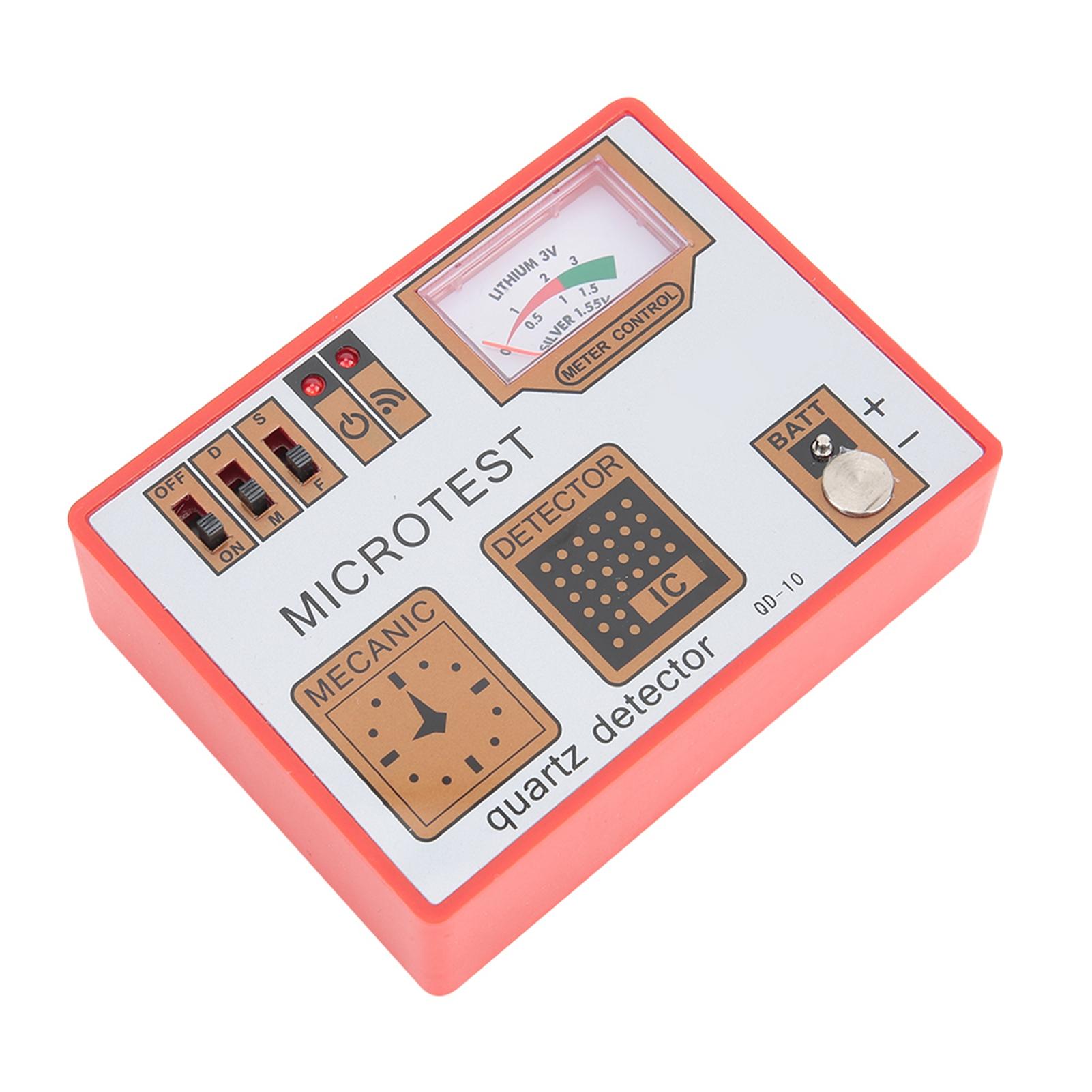 

Тестер часовых батарей Тестер кварцевых механизмов Размагничивание Инструмент для ремонта часов