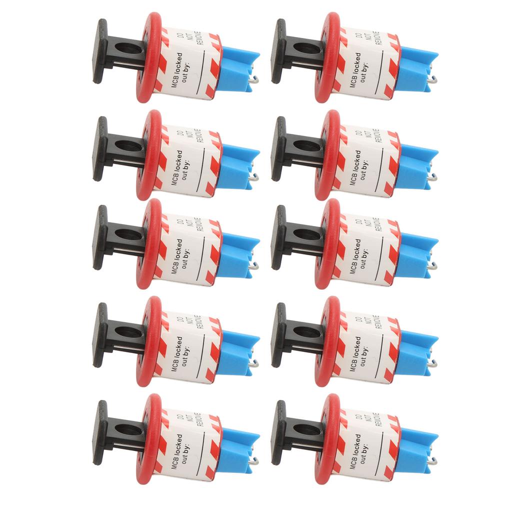 10PCS Electrical Circuit Breaker Lockout PIS Pin Inward Miniature Insulation Lock for Industrial Power Isolation Area