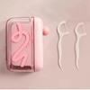 Portable floss box Household tooth picking and sewing floss holder Disposable floss automatically pops up storage box