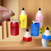 Mini Colored Pen Pencil Model 10/12Pcs Dollhouse School Supplies Doll House Decoration Kids Toys