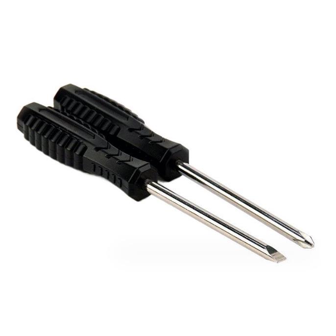 5mm Magnetic Phillips & Flathead Screwdriver with Non-Slip Black Handle for Home Appliance and Toy Repair