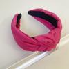 Böhmisches farbiges Satin Schwammknoten Haarband Stirnband Erwachsene Haarschmuck Haarschmuck