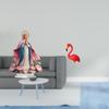 Nativity Scene Sculpture Acrylic Standing Ornament Flamingo Garden Stake Statue Figurine Tabletop