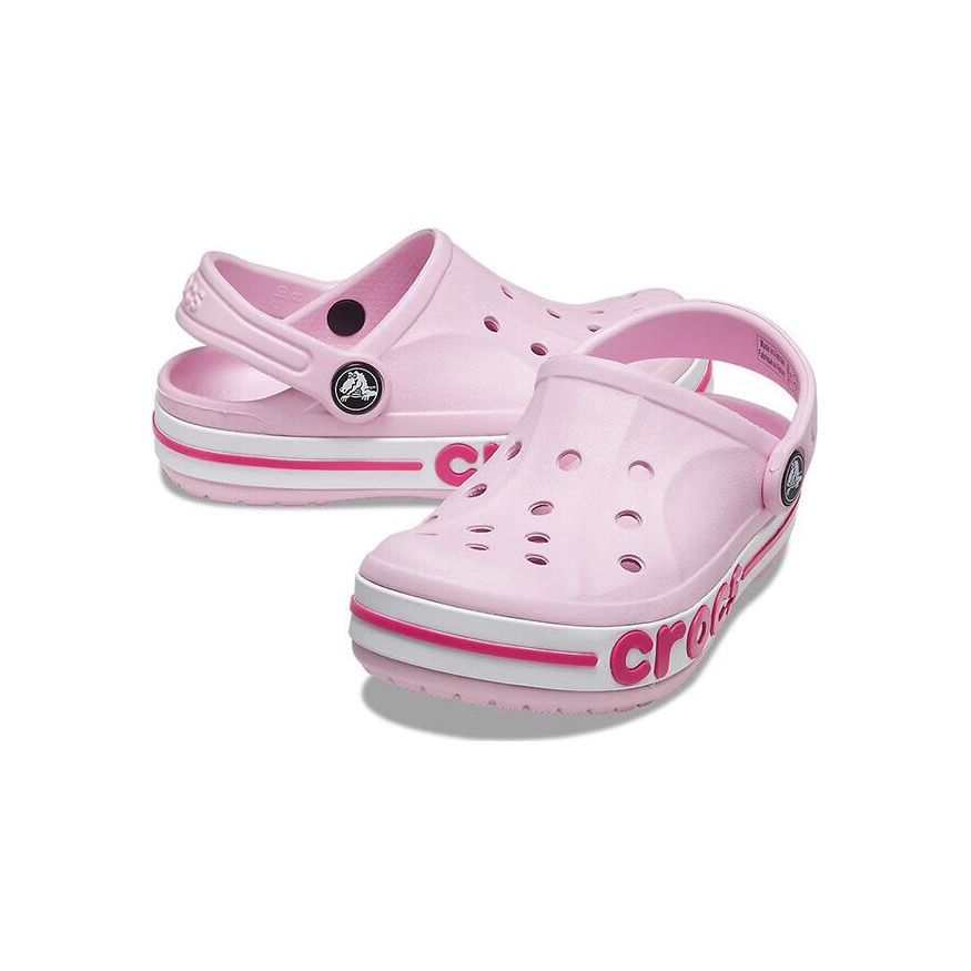 Crocs Sandálias Infantis Confortáveis Antiderrapantes Absorventes de Choque Sandálias Infantis Rosa-Bailarina 207018-6TG