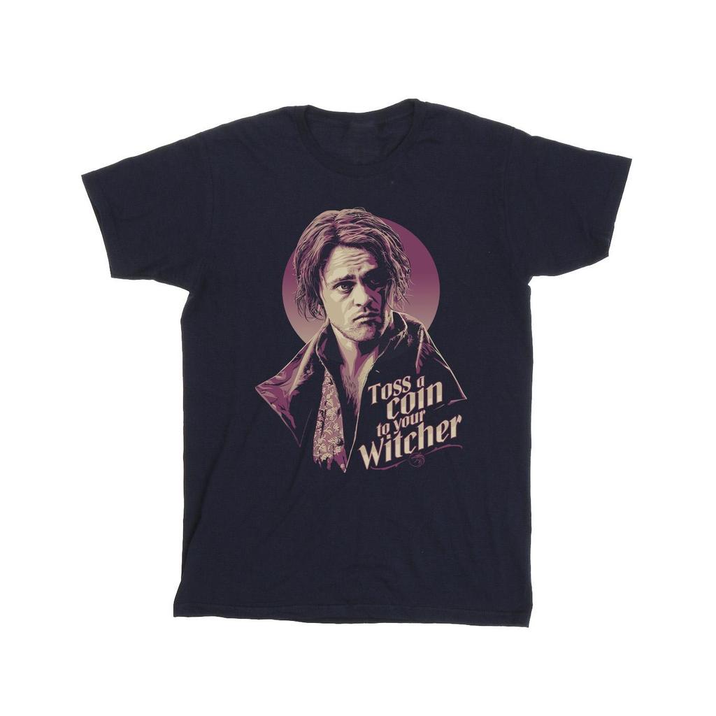 Netflix Mens The Witcher Bard Toss A Coin T-Shirt
