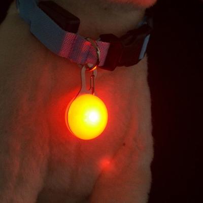 1 STKS Hond Knipperende LED Anti-verloren Hanger Clip-on Ronde Kraag Dierbenodigdheden