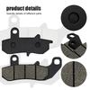 Motorcycle Rear Brake Pads for Suzuki RG125 Gamma RG 125 Wolf 1992-1994 DR600 DR750 1989 DR650 DR 650 RS RSE 89-93 DR800 1990