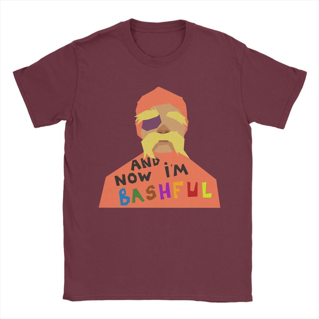 Humor Lorax und Jetzt bin ich schüchtern Ashby T-Shirts Herren Rundhals Baumwoll-T-Shirt Kurzarm-Tees Geschenkidee Tops